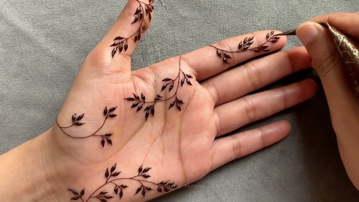 esthetic mehndi design
